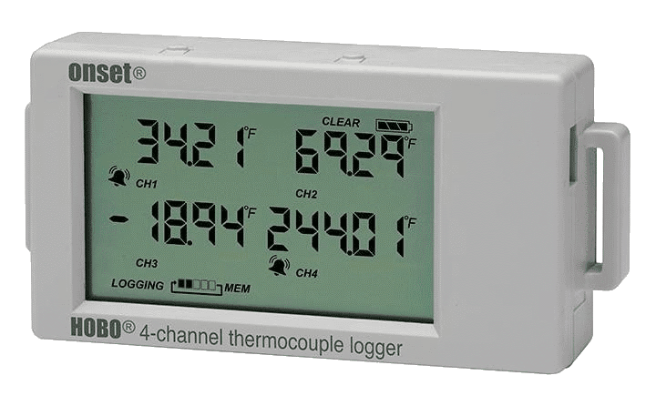 HOBO UX120-014M - 4-Kanal Thermoelemente-Datenlogger
